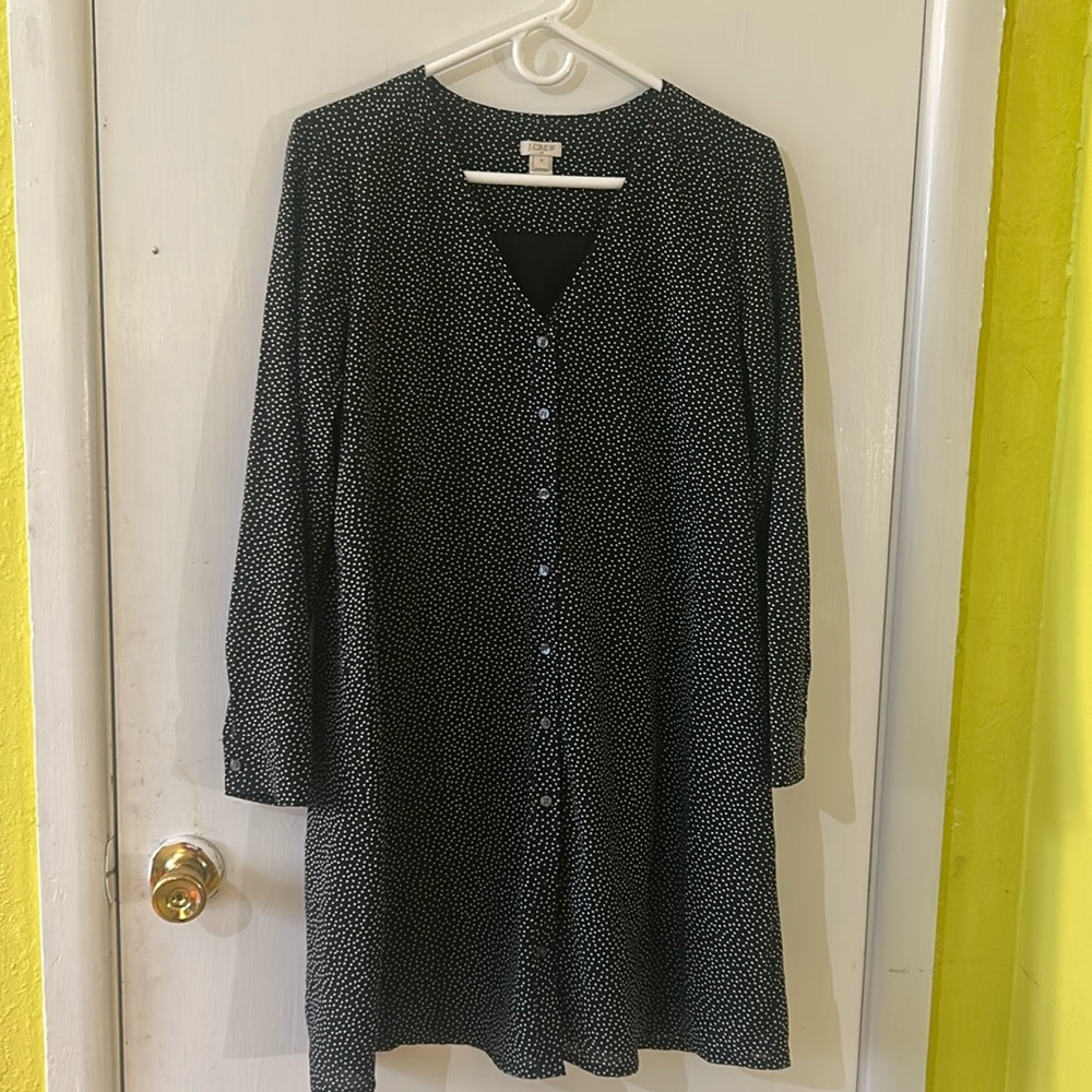 Black and White Polka Dot Dress